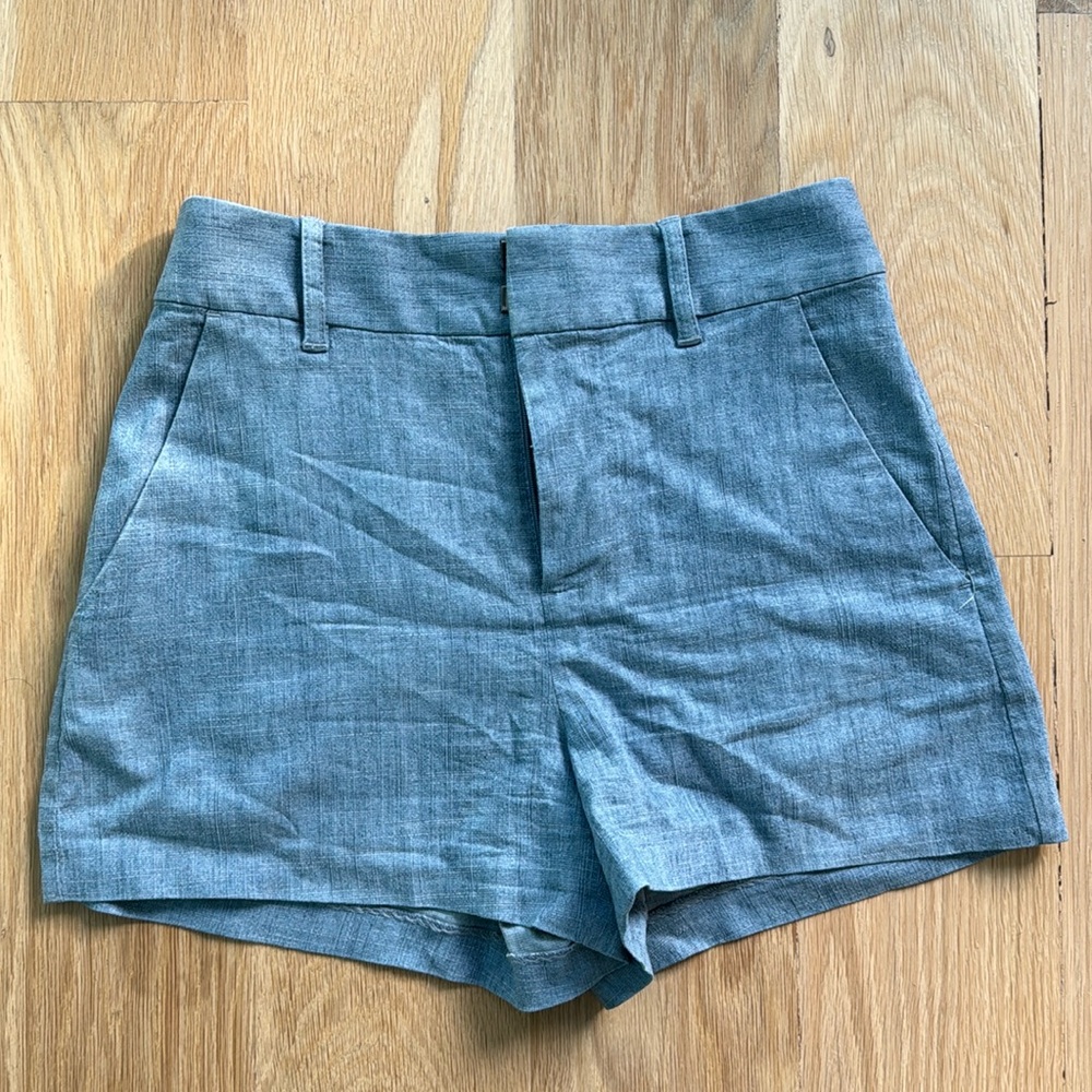 Alice + Olivia high waist linen shorts